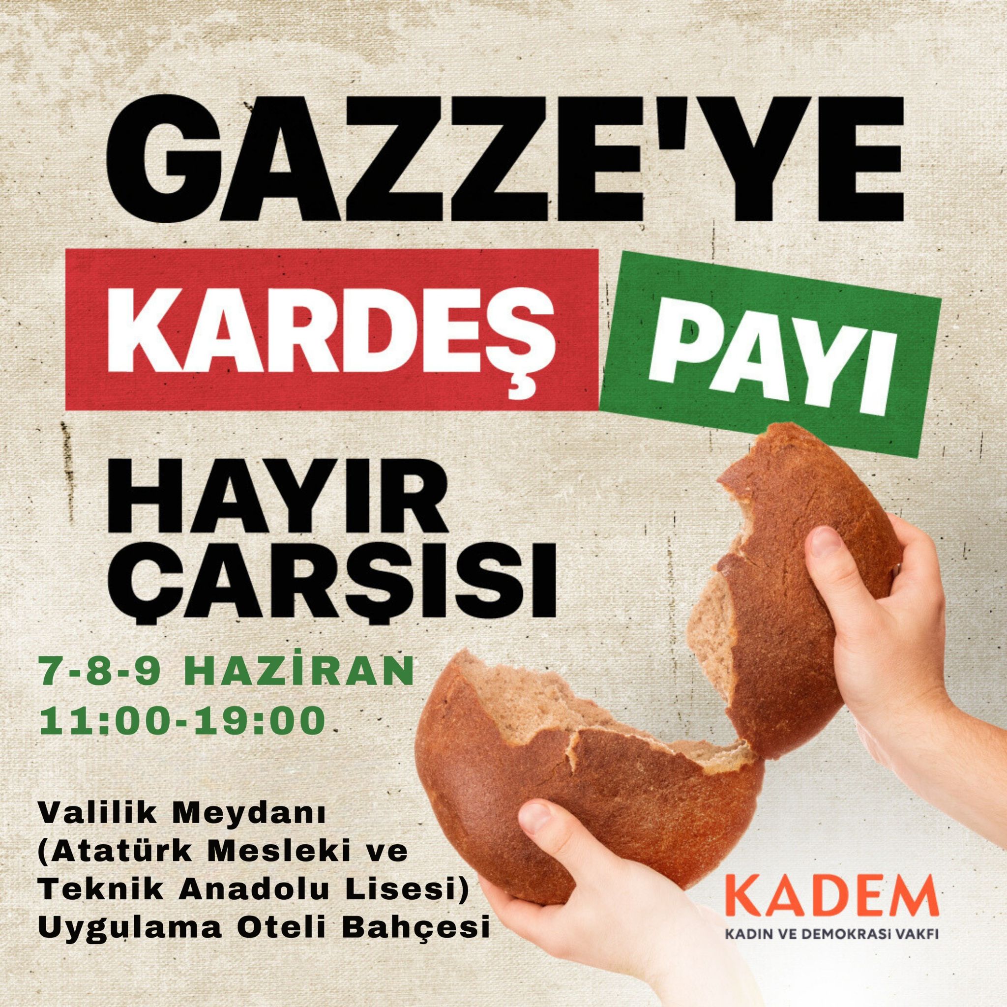 MUĞLA’DA GAZZE İÇİN HAYIR ÇARŞISI