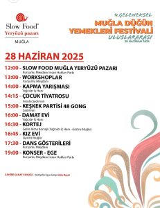 Muğla’da “4. Geleneksel Düğün Yemekleri Festivali” düzenlenecek