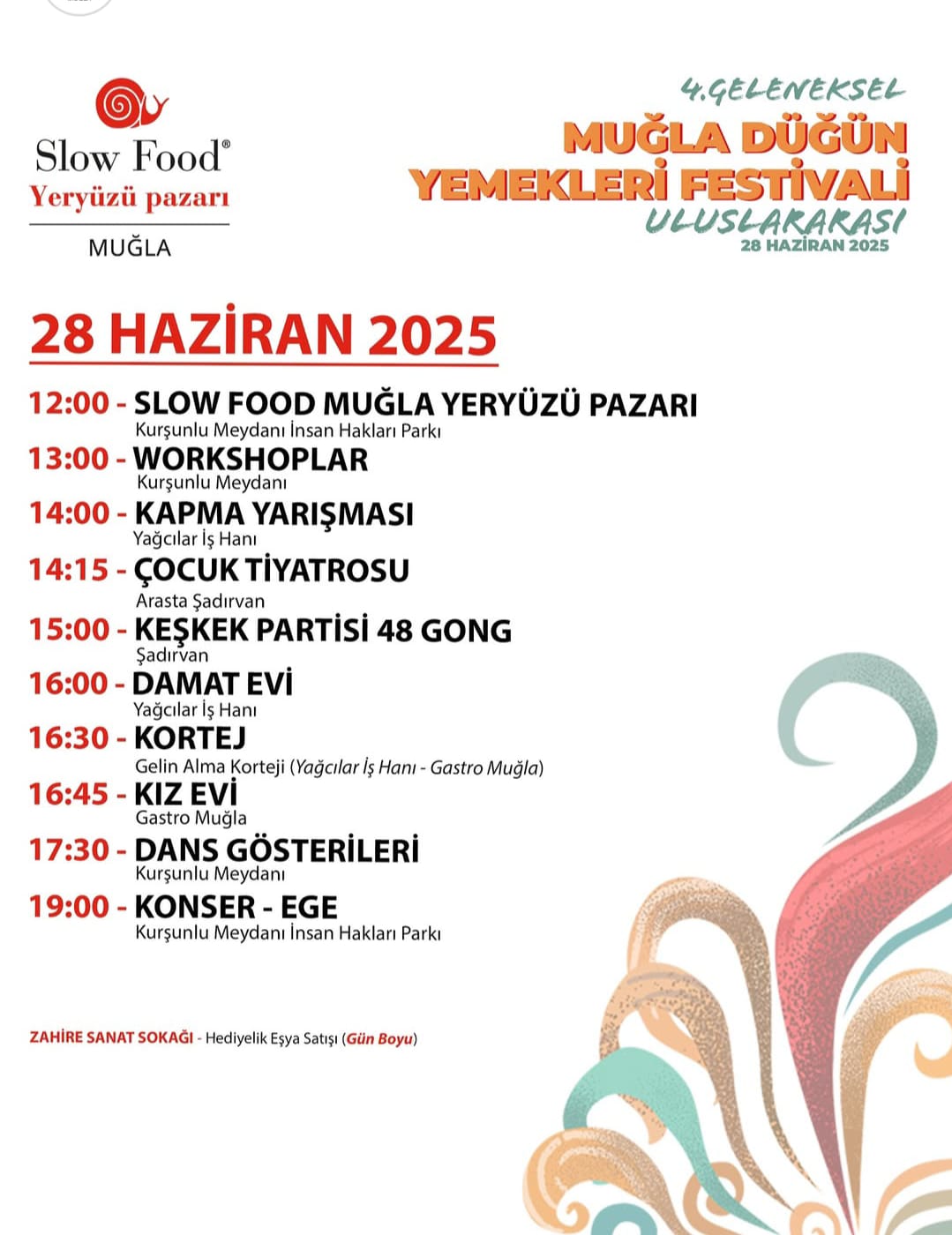Muğla’da “4. Geleneksel Düğün Yemekleri Festivali” düzenlenecek