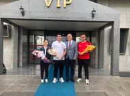 MUĞLALI DÜNYA ŞAMPİYONU EMİRCAN HANEY HAVALİMANINDA ÇİÇEKLERLE KARŞILANDI