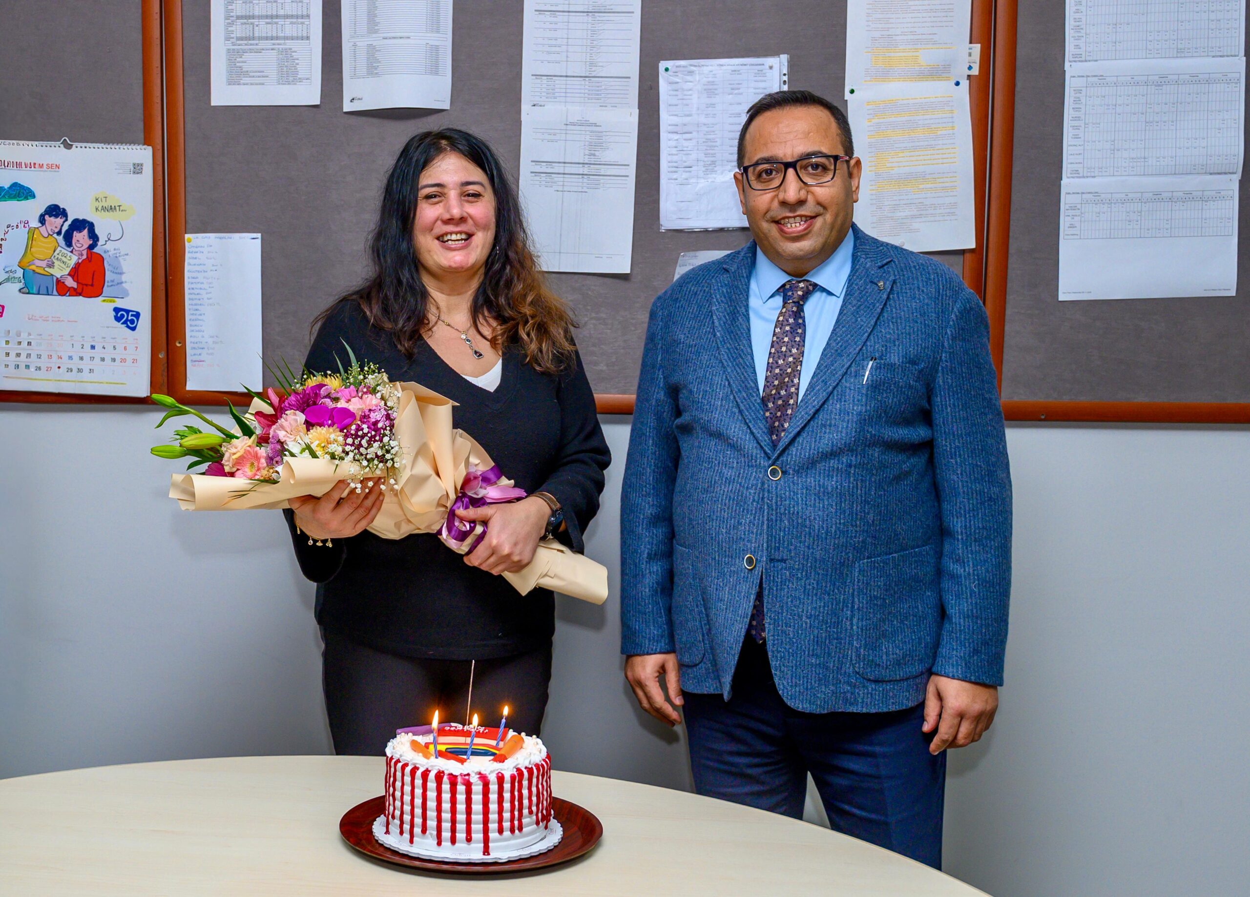 Menteşe İlçe Milli Eğitim Müdürümüz sayın Mehmet Keleş’ten Sürpriz Doğum Günü Ziyareti!
