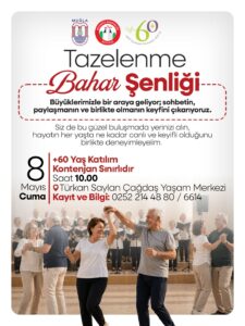 Menteşe’de 60 Yaş Üstü İçin Bahar Şenliği