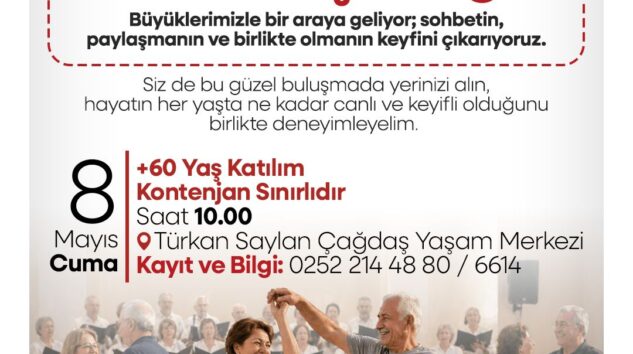 Menteşe’de 60 Yaş Üstü İçin Bahar Şenliği