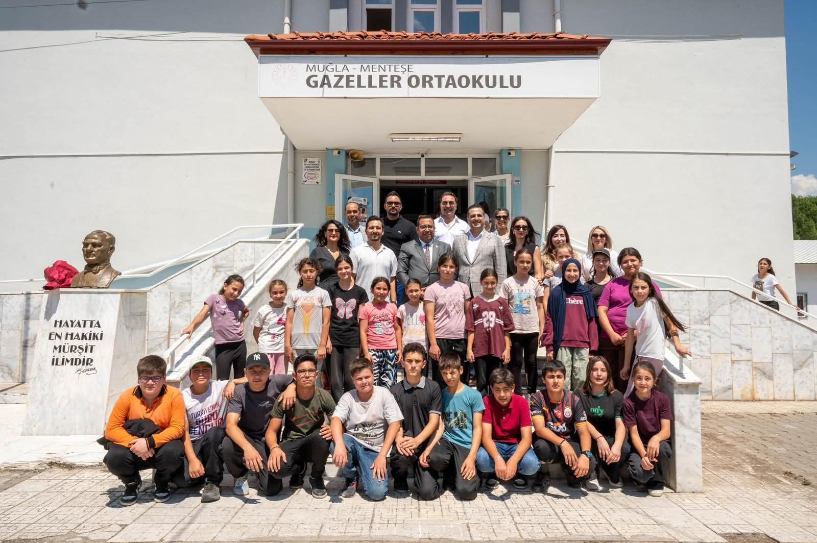 GAZELLER ORTAOKULU KÜTÜPHANESİ YENİLENDİ