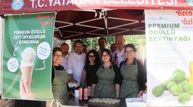 Yatağan’nın Lezzet Festivalinde Zeytinli Dondurma ilgi Odağı oldu