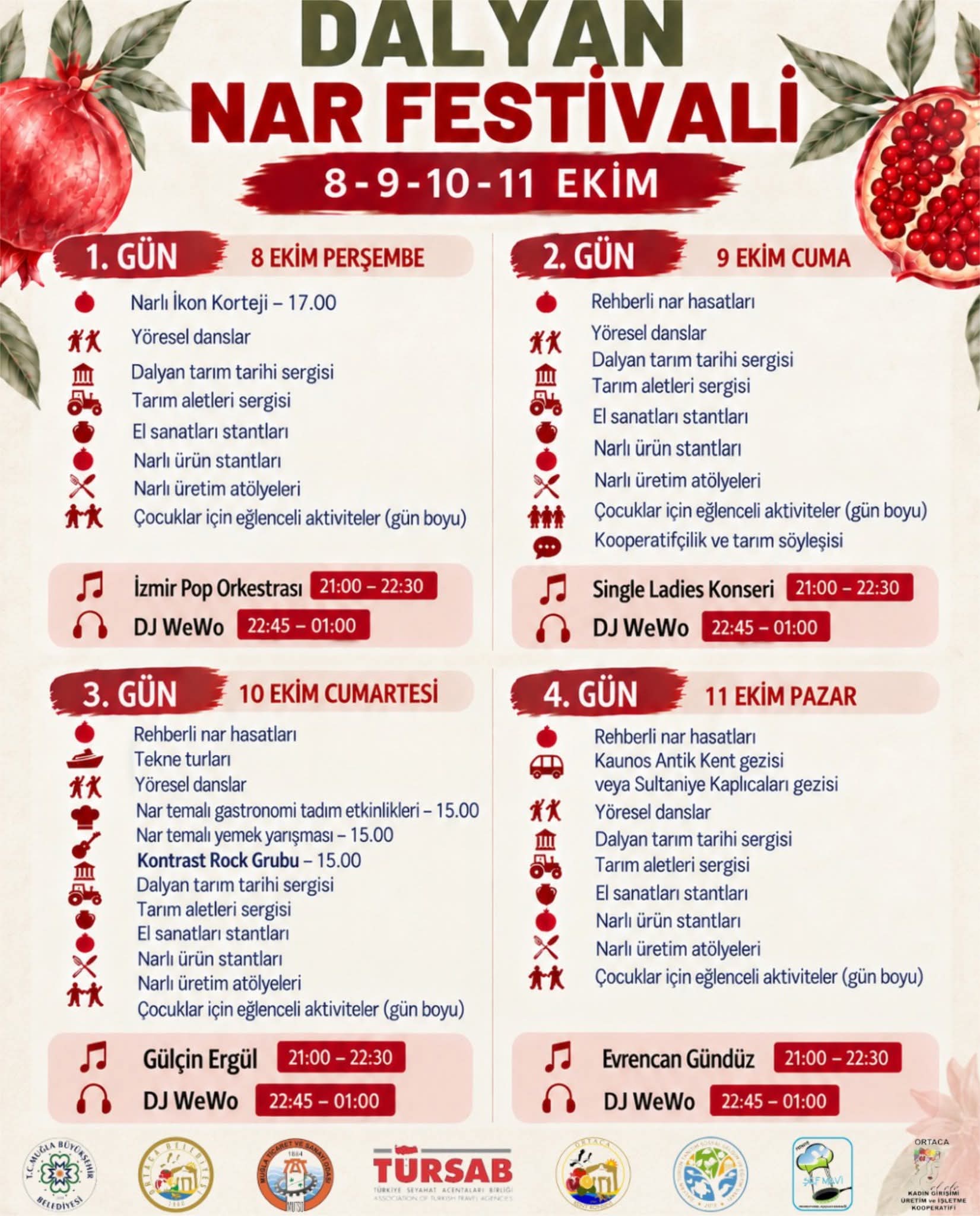 DALYAN NAR FESTİVALİ BAŞLIYOR