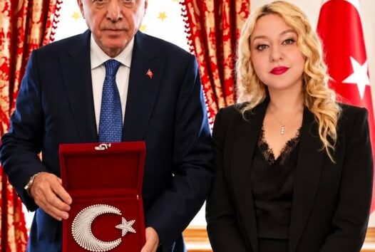 RANA ŞAT CUMHURBAŞKANI RECEP TAYYİP ERDOĞAN’DAN ÖDÜL ALDI
